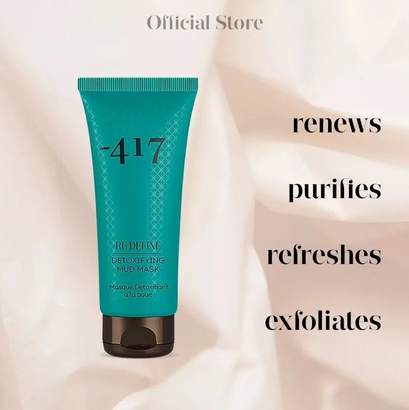 -417 Dead Sea Cosmetics Natural Exfoliating Detoxifying Mud Mask 100ml/3.3 fl.oz