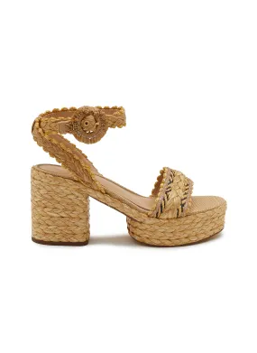 -----------SAM EDELMAN ---- ------------ ----Iliana 100 Espadrille Raffia Sandals --