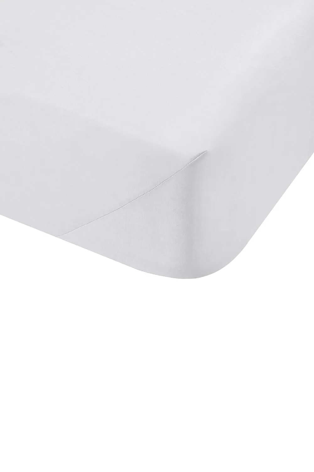 200 Thread Count Deep Fitted Sheet - White