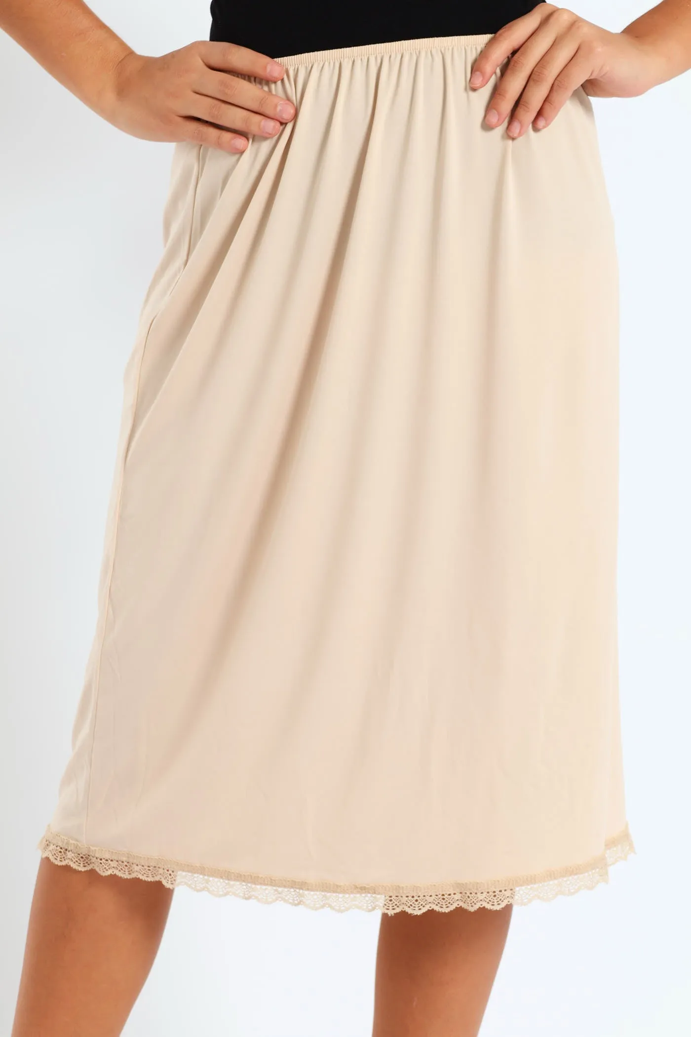 66cm Half Slip - Beige