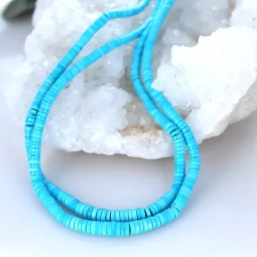 AAA SLEEPING BEAUTY Turquoise Beads Heshi Graduated 3-5mm 19.5