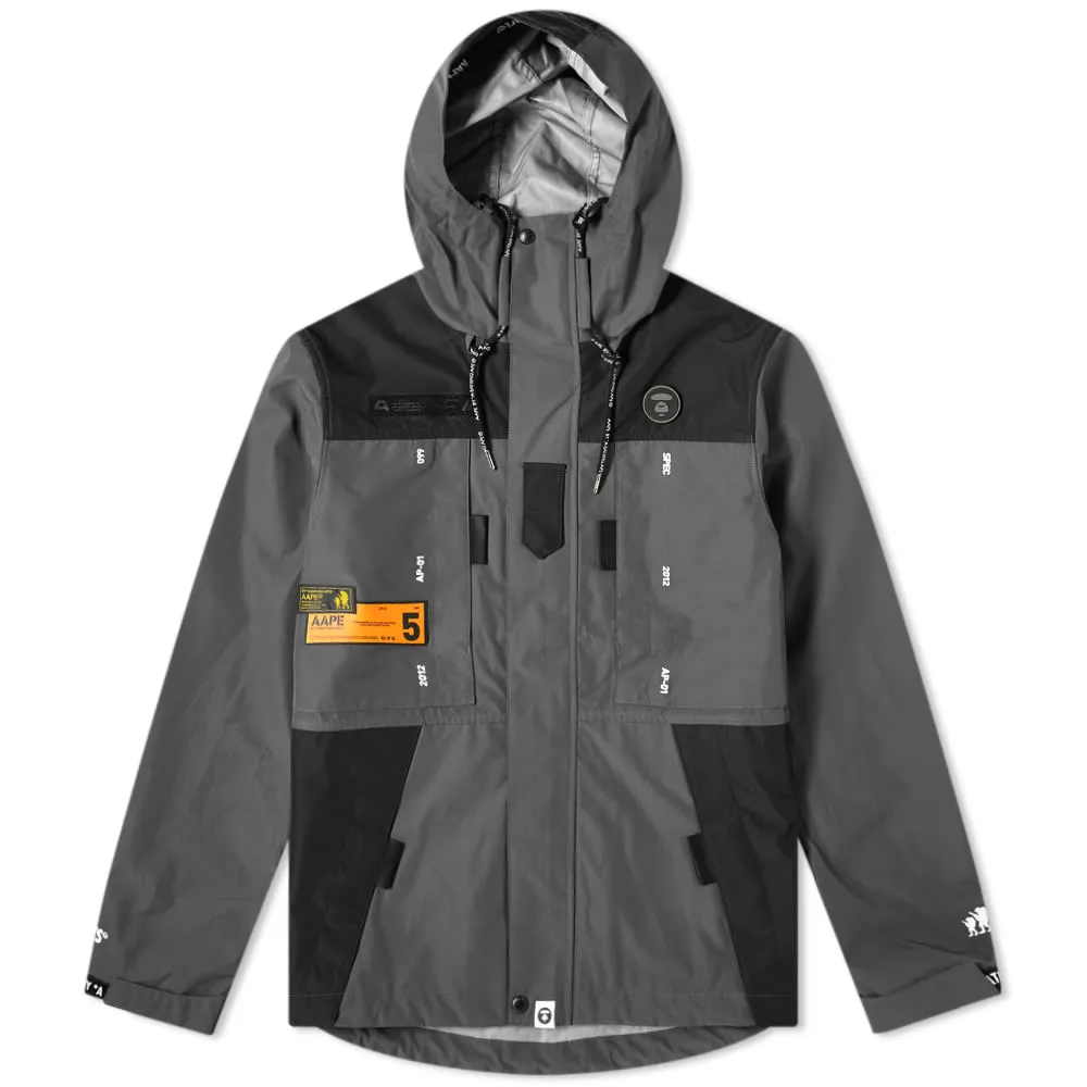 AAPE Mountain Shell JacketBlack