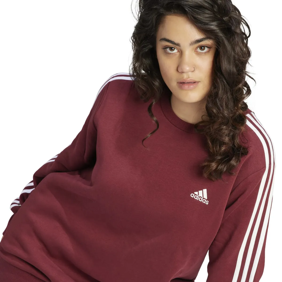 adidas Women's 3s Fleece Crew