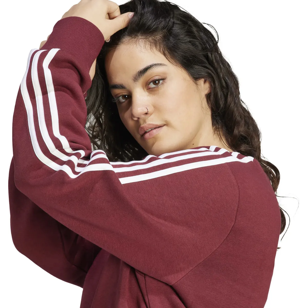 adidas Women's 3s Fleece Crew