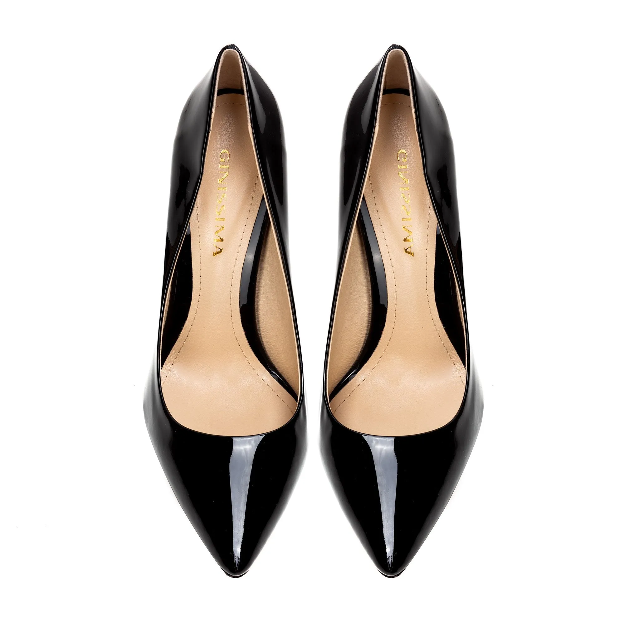 Alice Black Patent Leather Stiletto