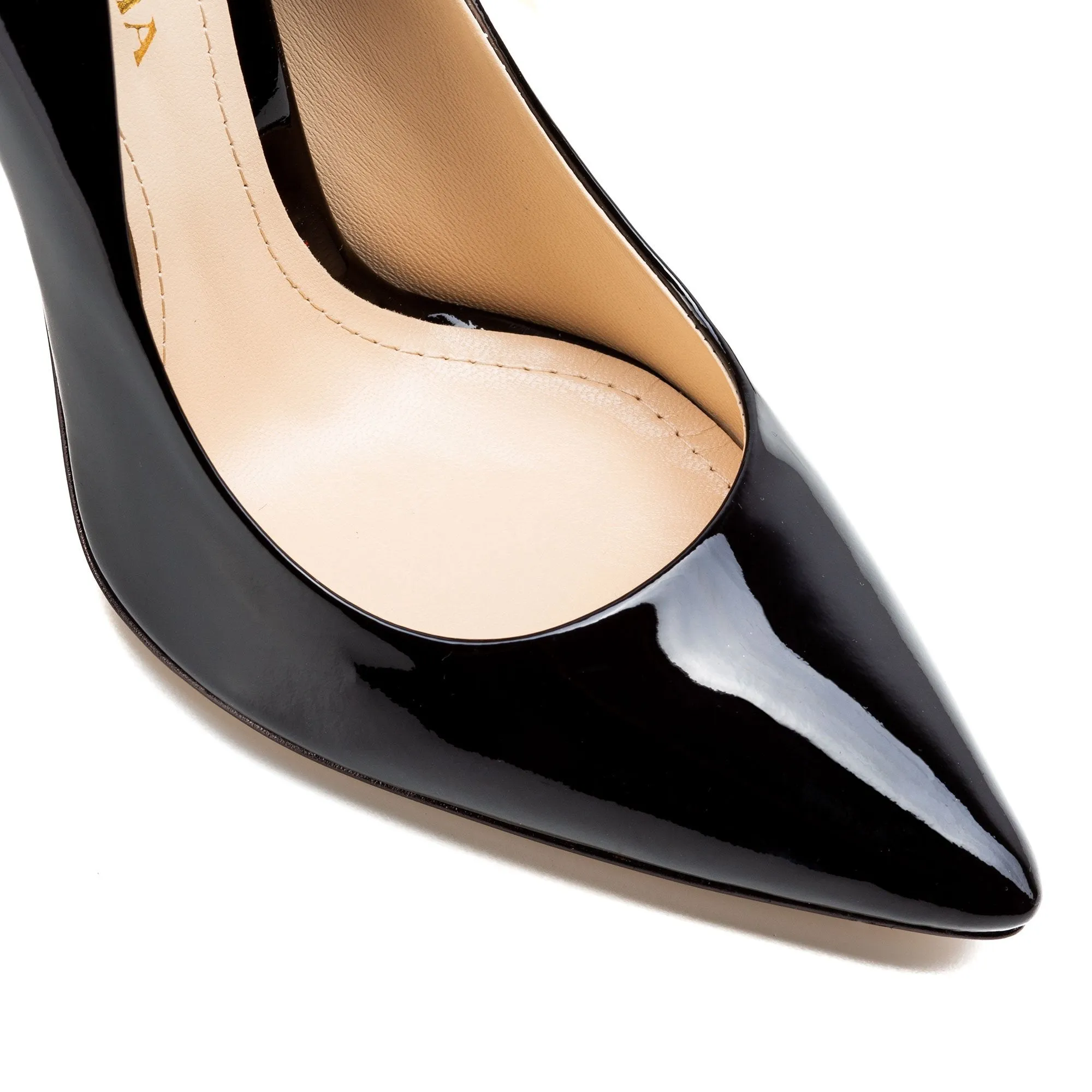 Alice Black Patent Leather Stiletto