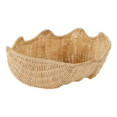 Amanda Lindroth Wicker Clam Shell, Large