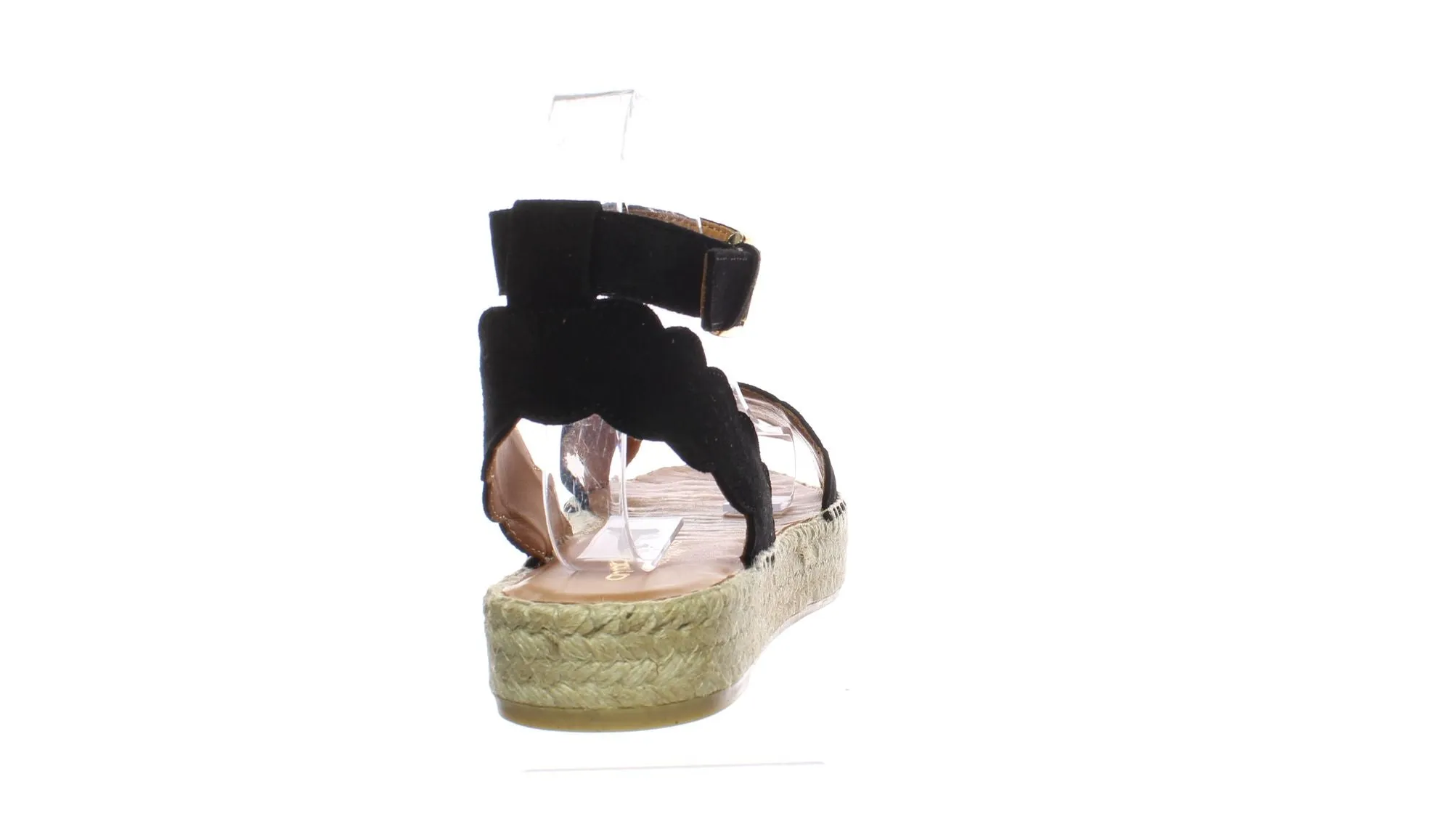 Andre Assous Black Womens Espadrille Sz