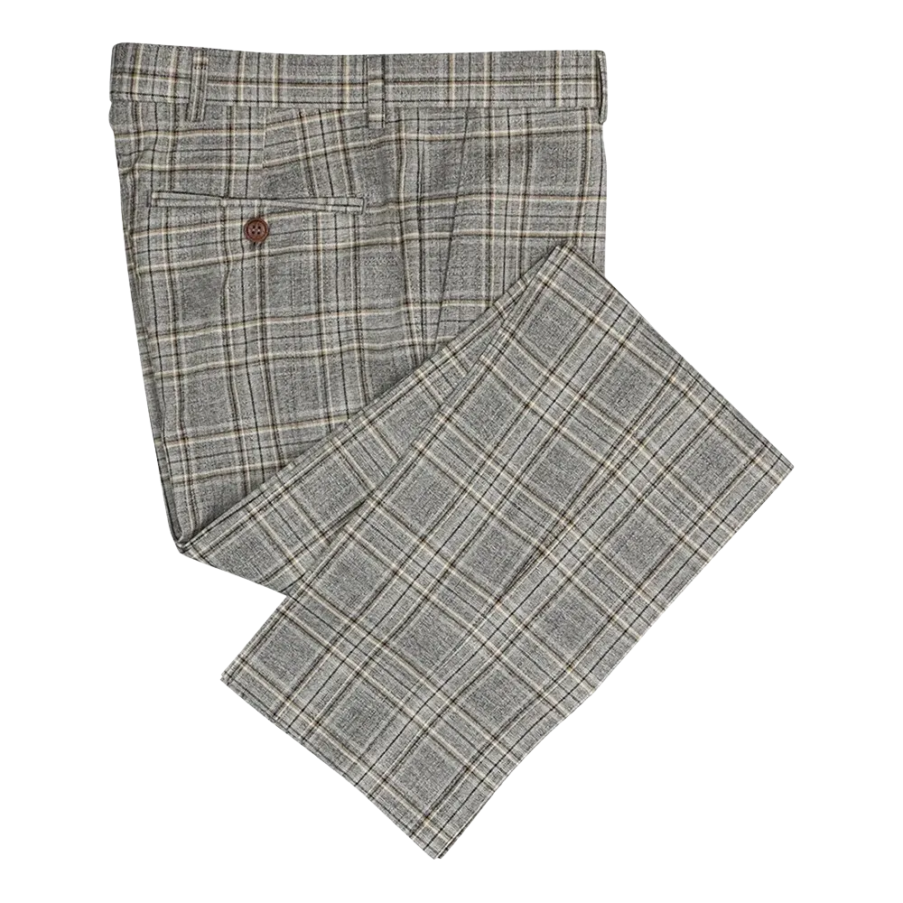 Antique Rogue Bold Check Suit Trousers