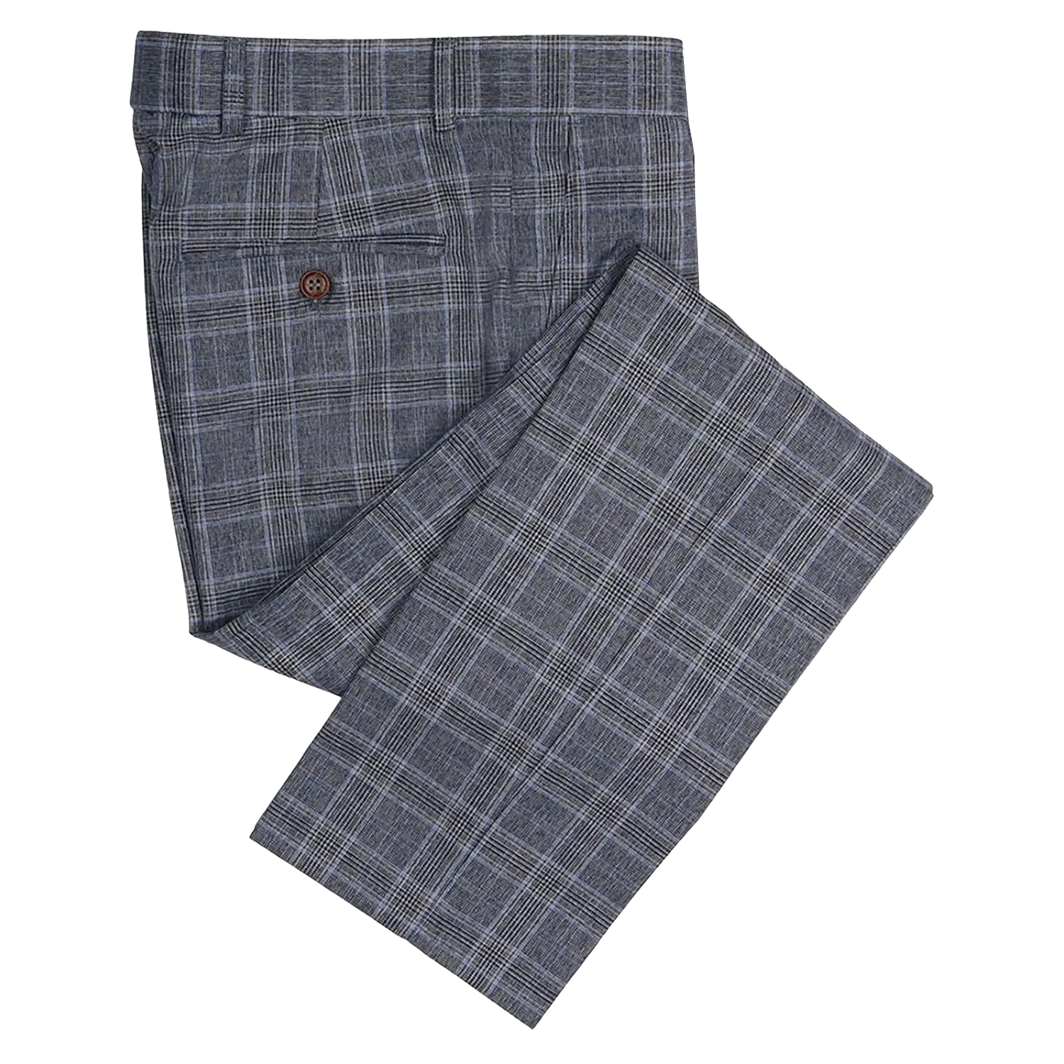 Antique Rogue Check Suit Trousers