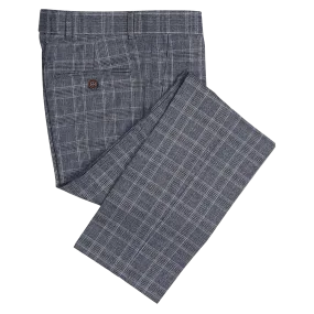 Antique Rogue Check Suit Trousers