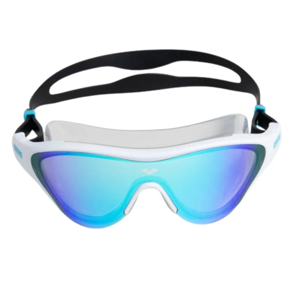 ARENA Adult The One Mask Mirror Swimming Goggle (Blue/White/Black)