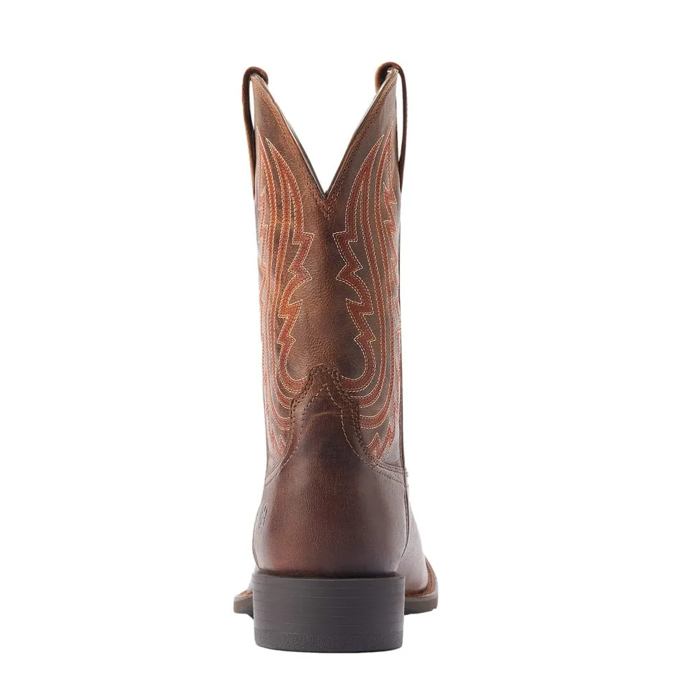 ARIAT Sport Big Men's Country Western Boot Almond Buff & Free Boot Jack