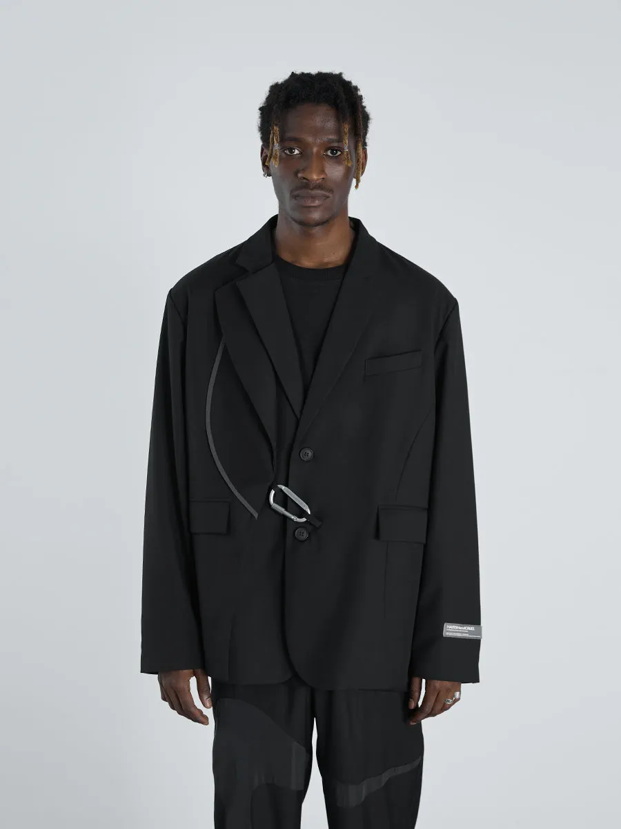 Asymmetrical Suit Loose Jacket