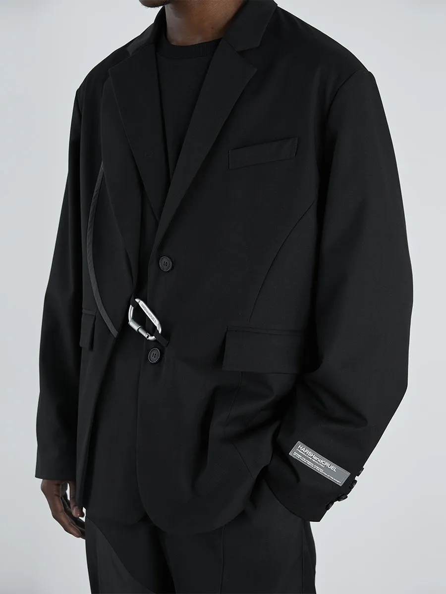 Asymmetrical Suit Loose Jacket