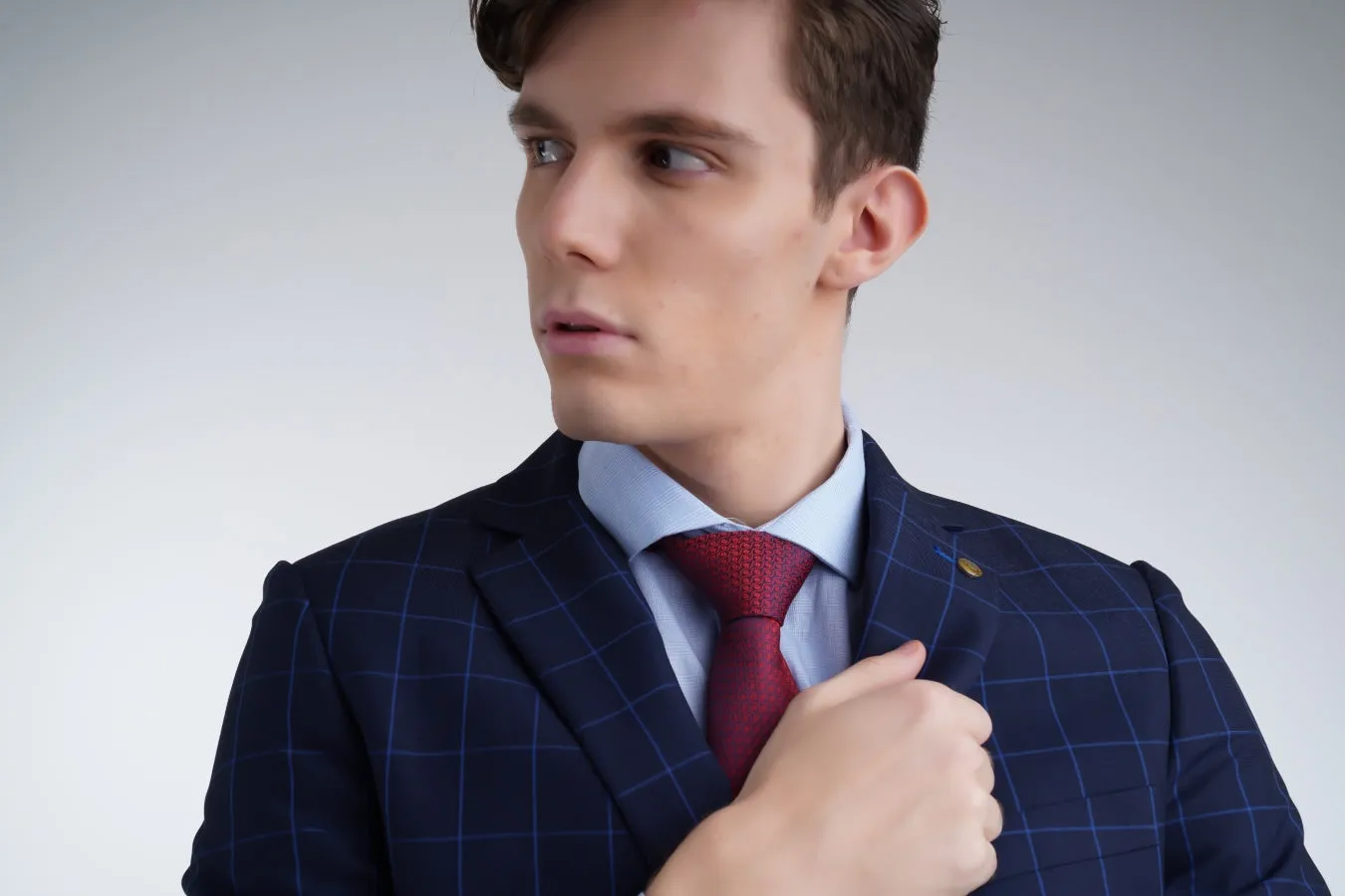 Athenian Pinstripe Suit