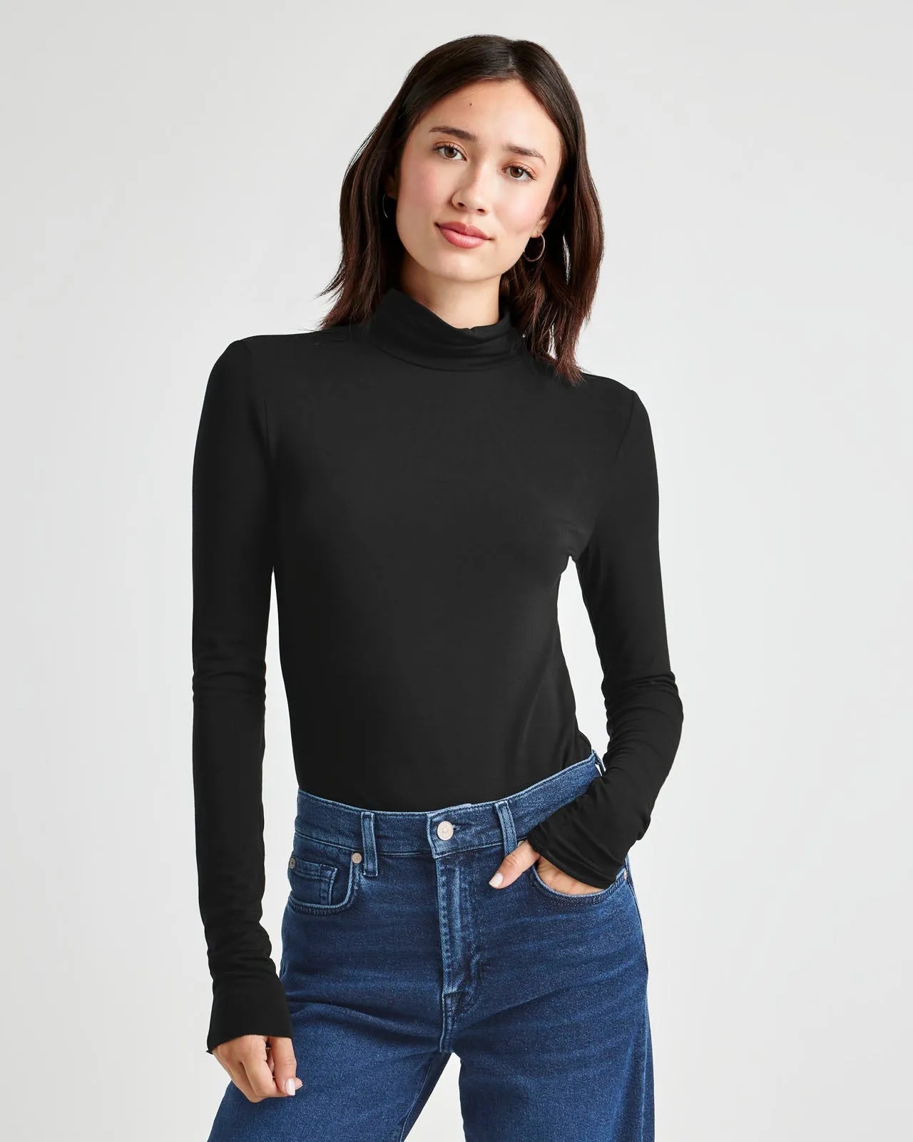 Bamboo Long Sleeve Turtleneck