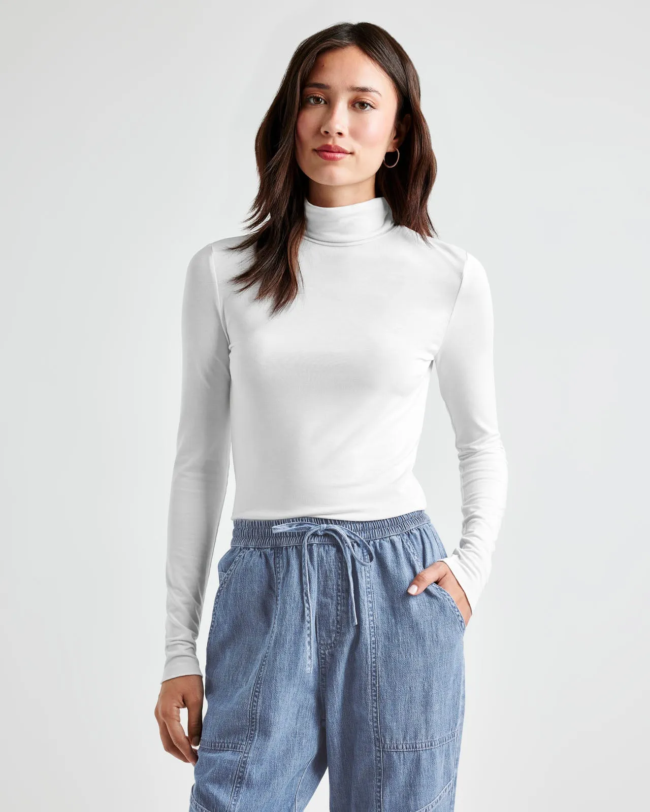 Bamboo Long Sleeve Turtleneck