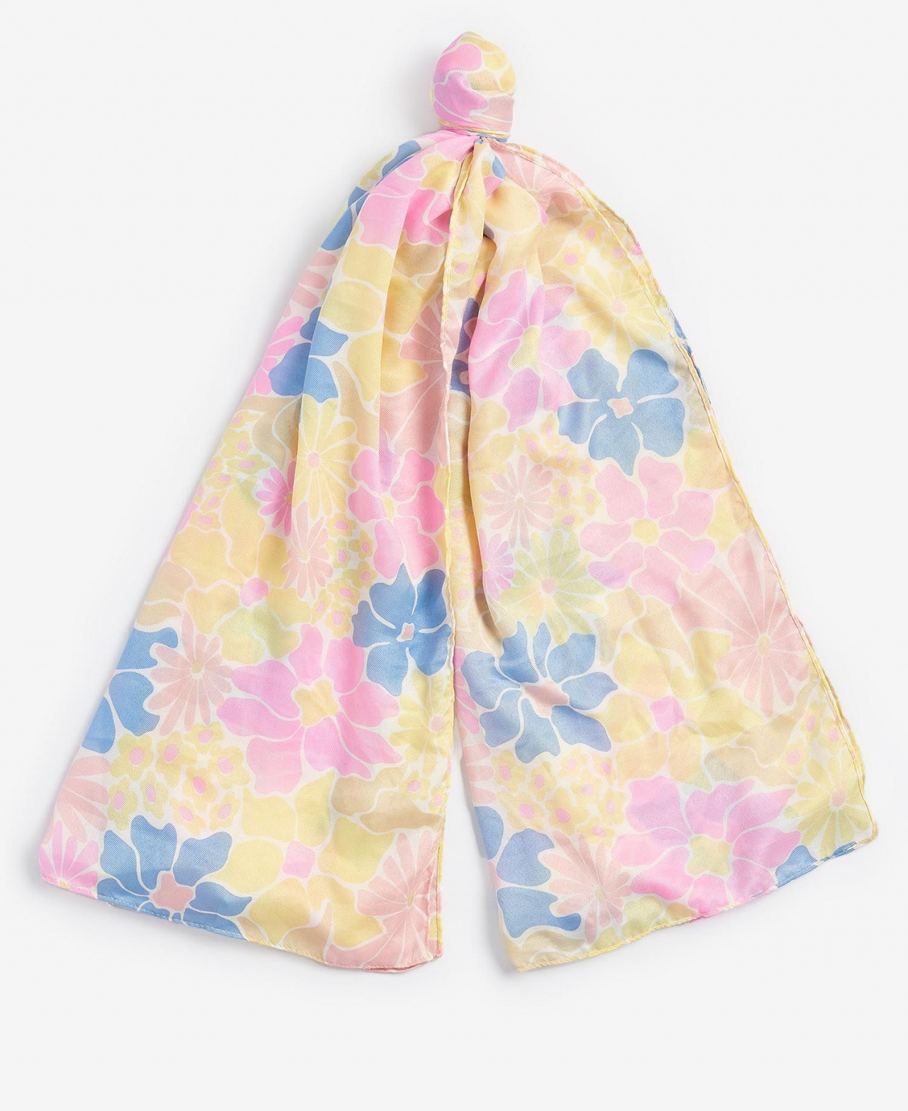 Barbour Floral Wrap Lemon