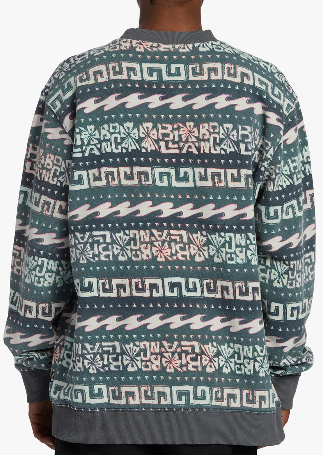 Billabong Men's Halfrack Fleece Crewneck Sweatshirt