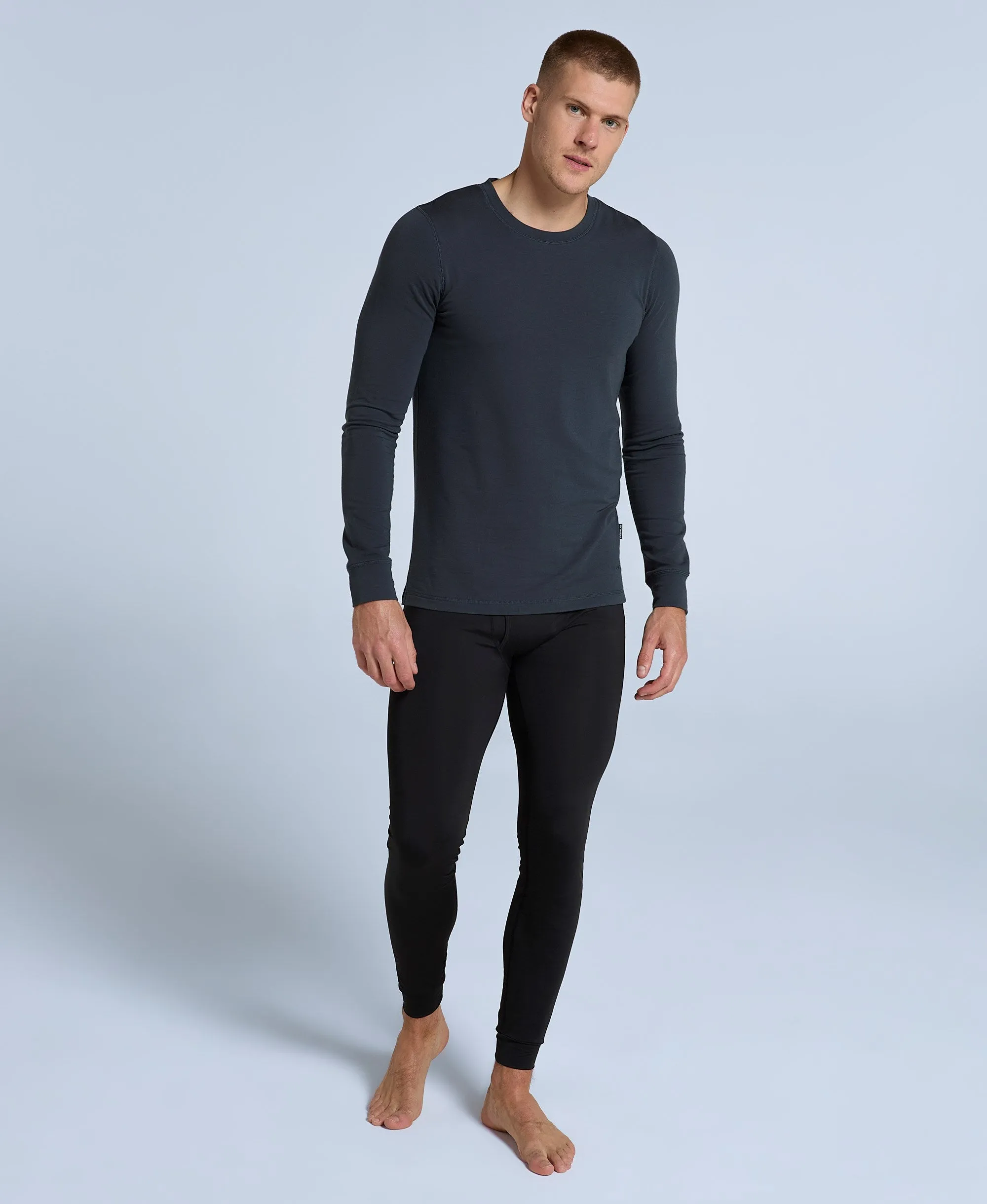 Blaze Mens Base Layer Top - Navy