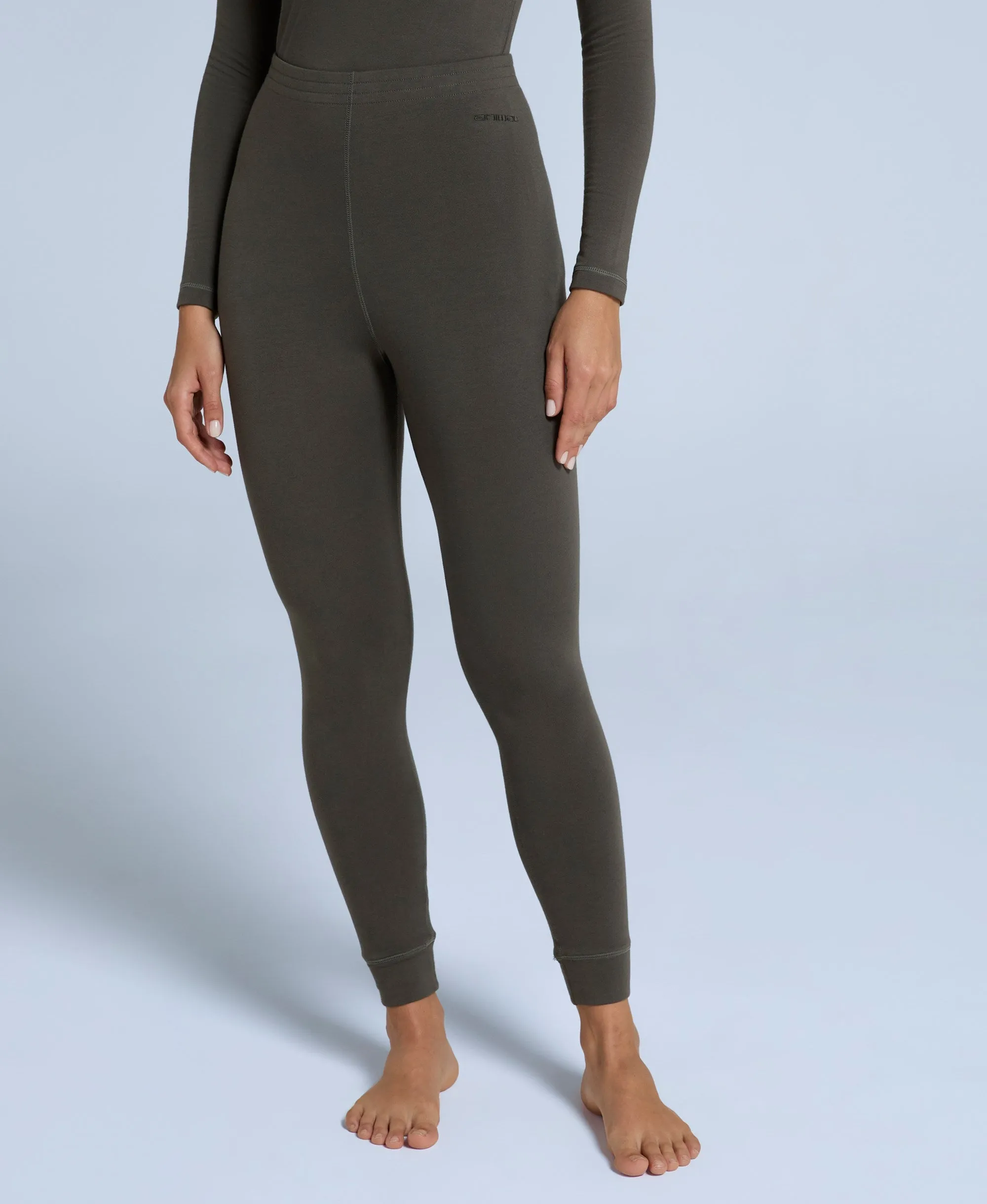 Blaze Womens Base Layer Pants - Dark Khaki