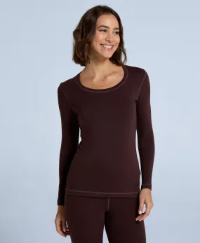 Blaze Womens Base Layer Top - Dark Purple