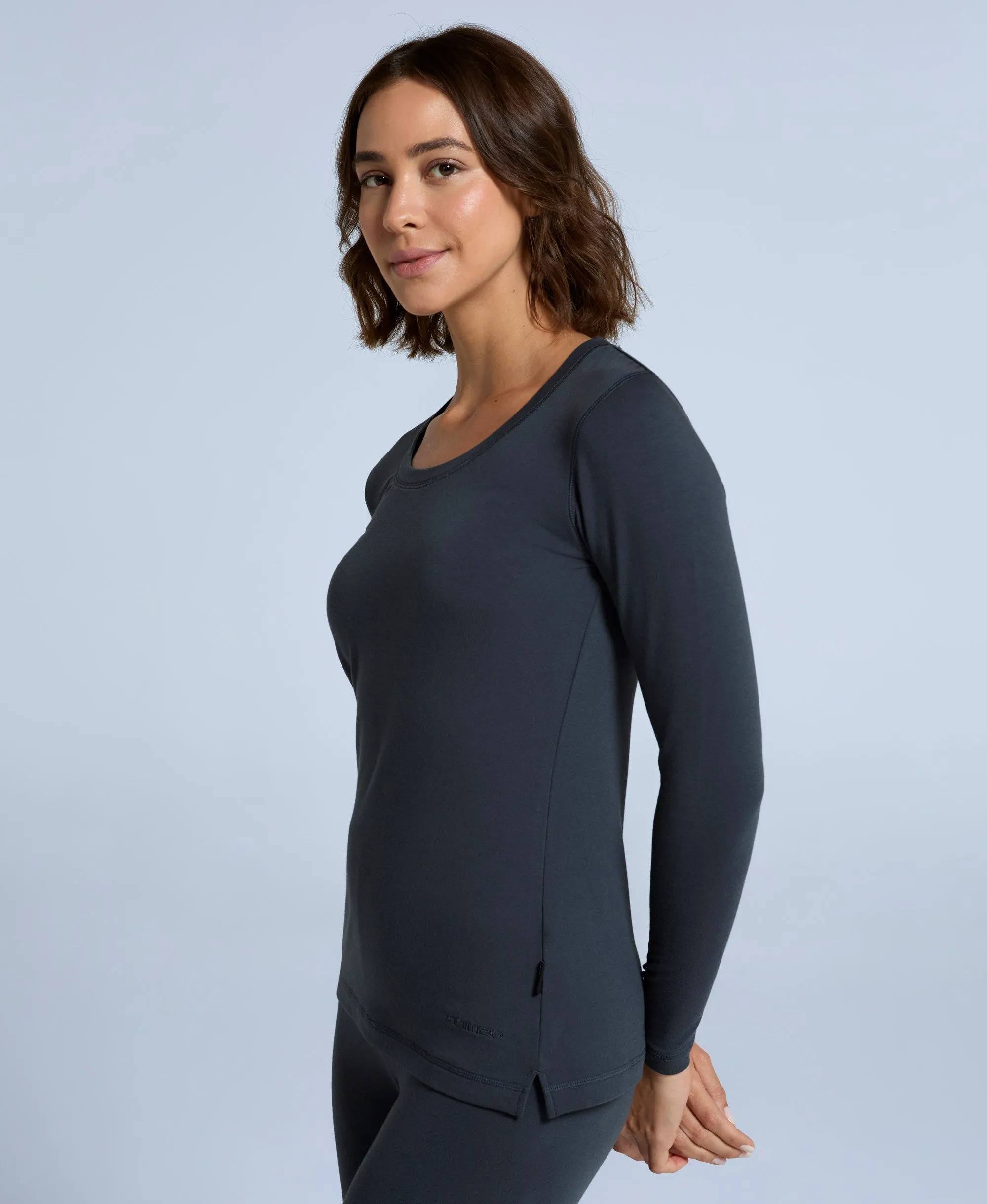 Blaze Womens Base Layer Top - Navy