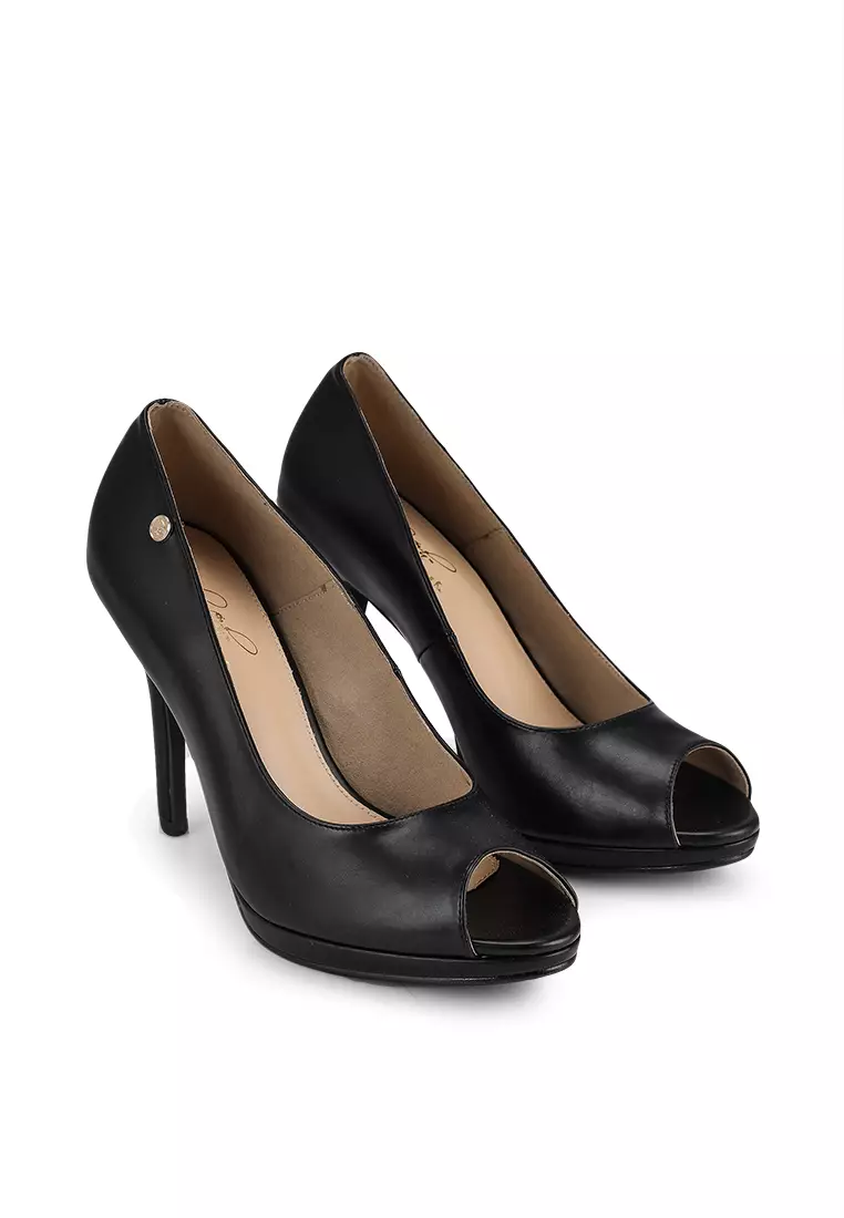 BLOWFISH MALAYSIA Sasha Black Peep Toe with Platform