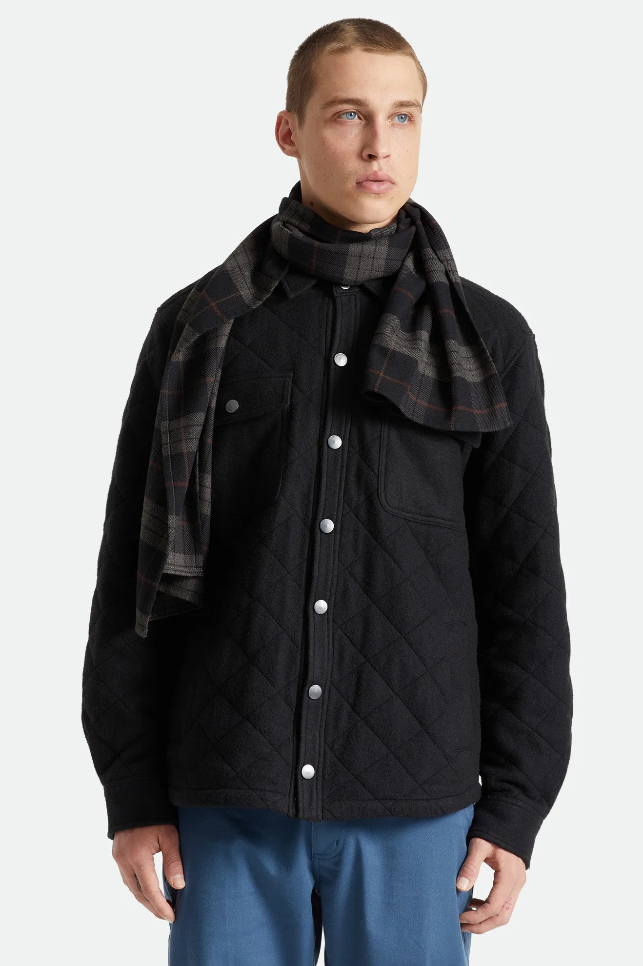 Bowery Scarf - Black/Charcoal