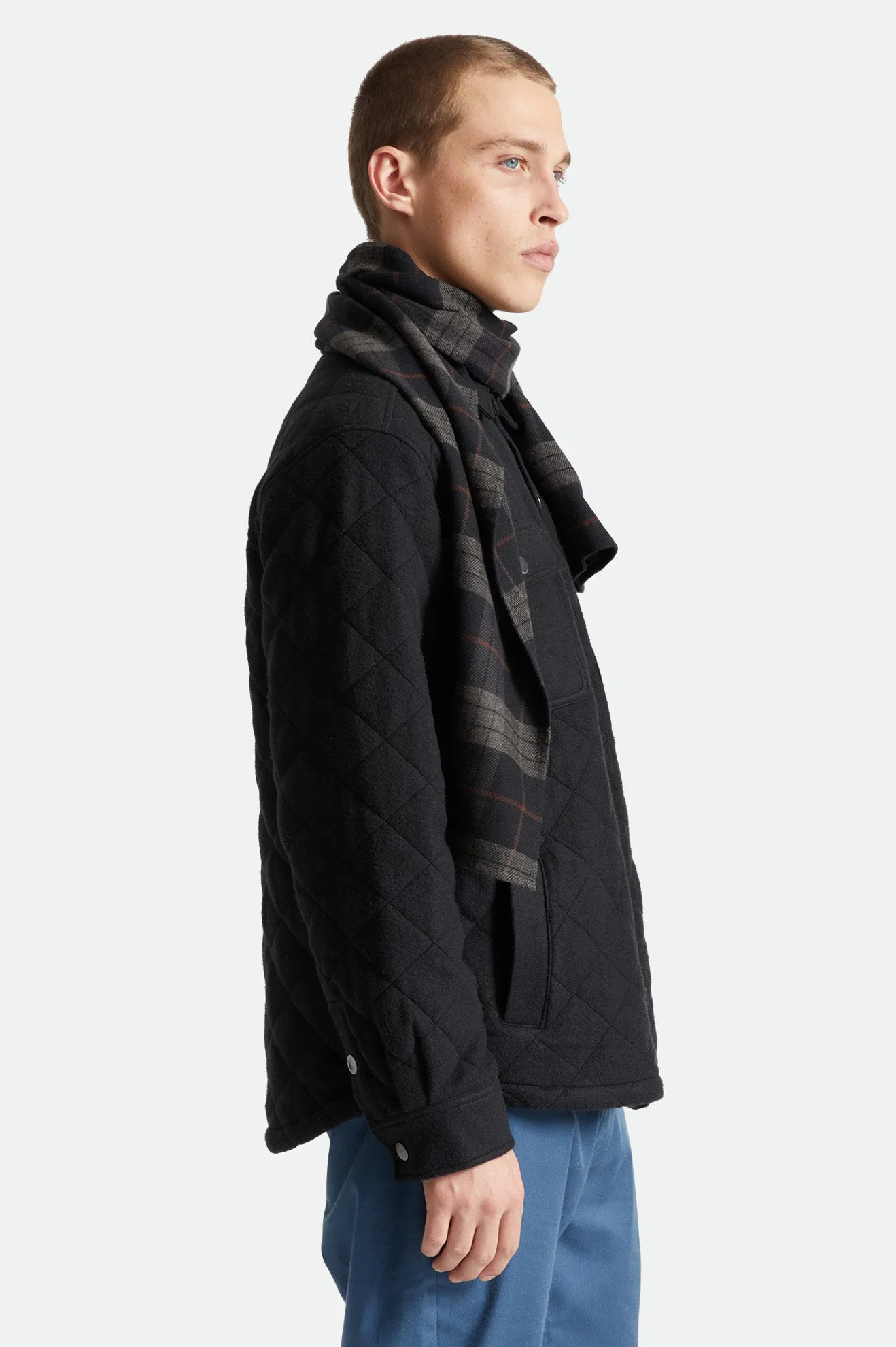 Bowery Scarf - Black/Charcoal