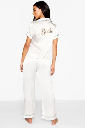 Bride Embroidered Pajamas