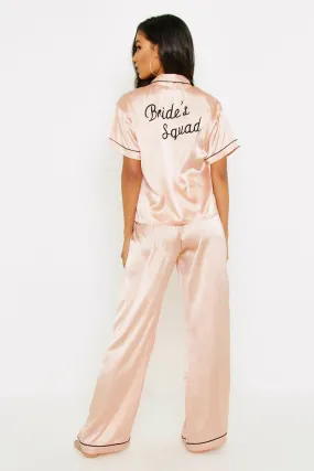 Brides Squad Embroidered Pajamas