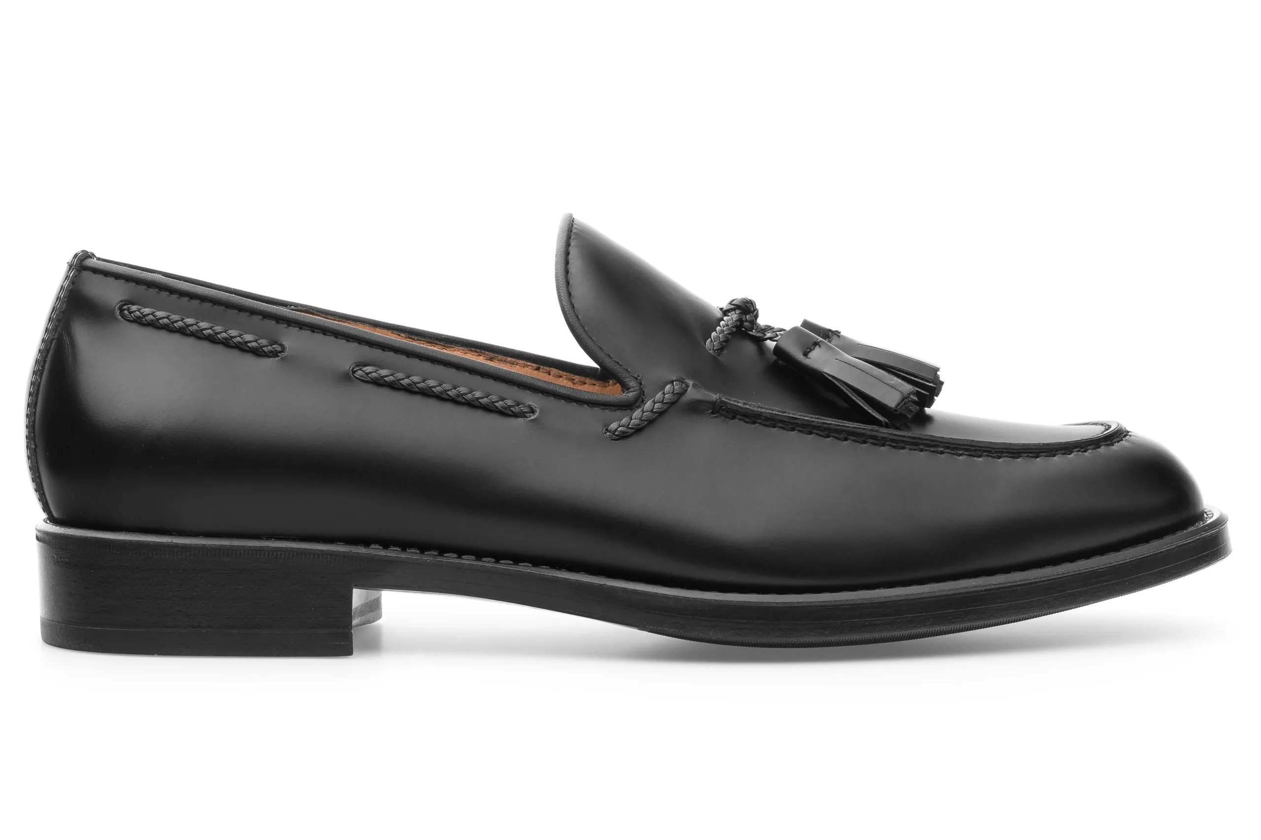 Brushed Loafer with Tassels