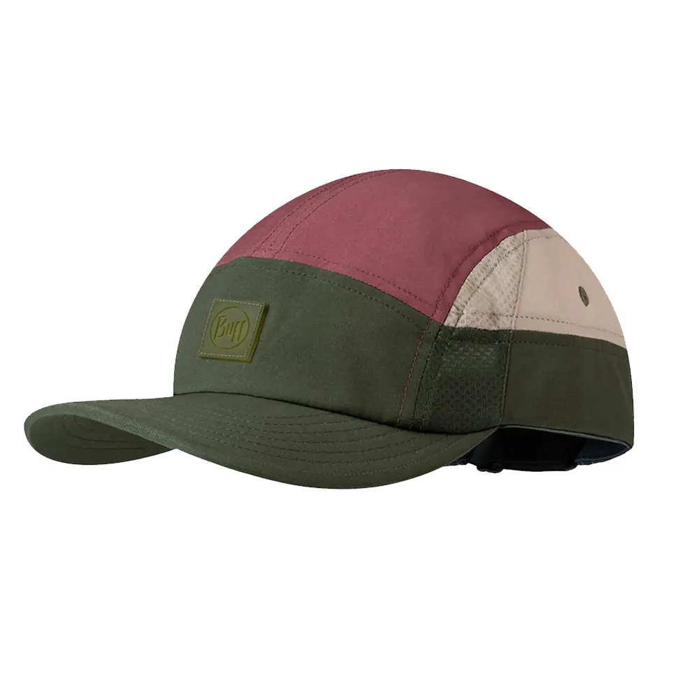 Buff Gorra 5 PANEL GO Domus Verde militar Rosa