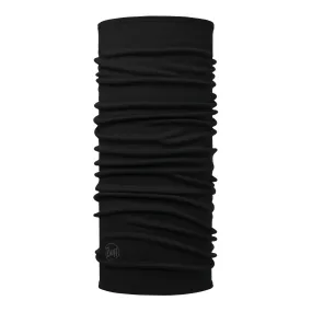 Buff Midweight Merino Wool Tubular Solid Black | Buy Buff Midweight Merino Wool Tubular Solid Black here | Outnorth