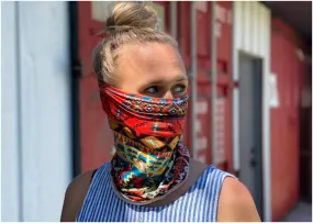 Buff Multi Use Face Mask Neck Gaiter- Aztec