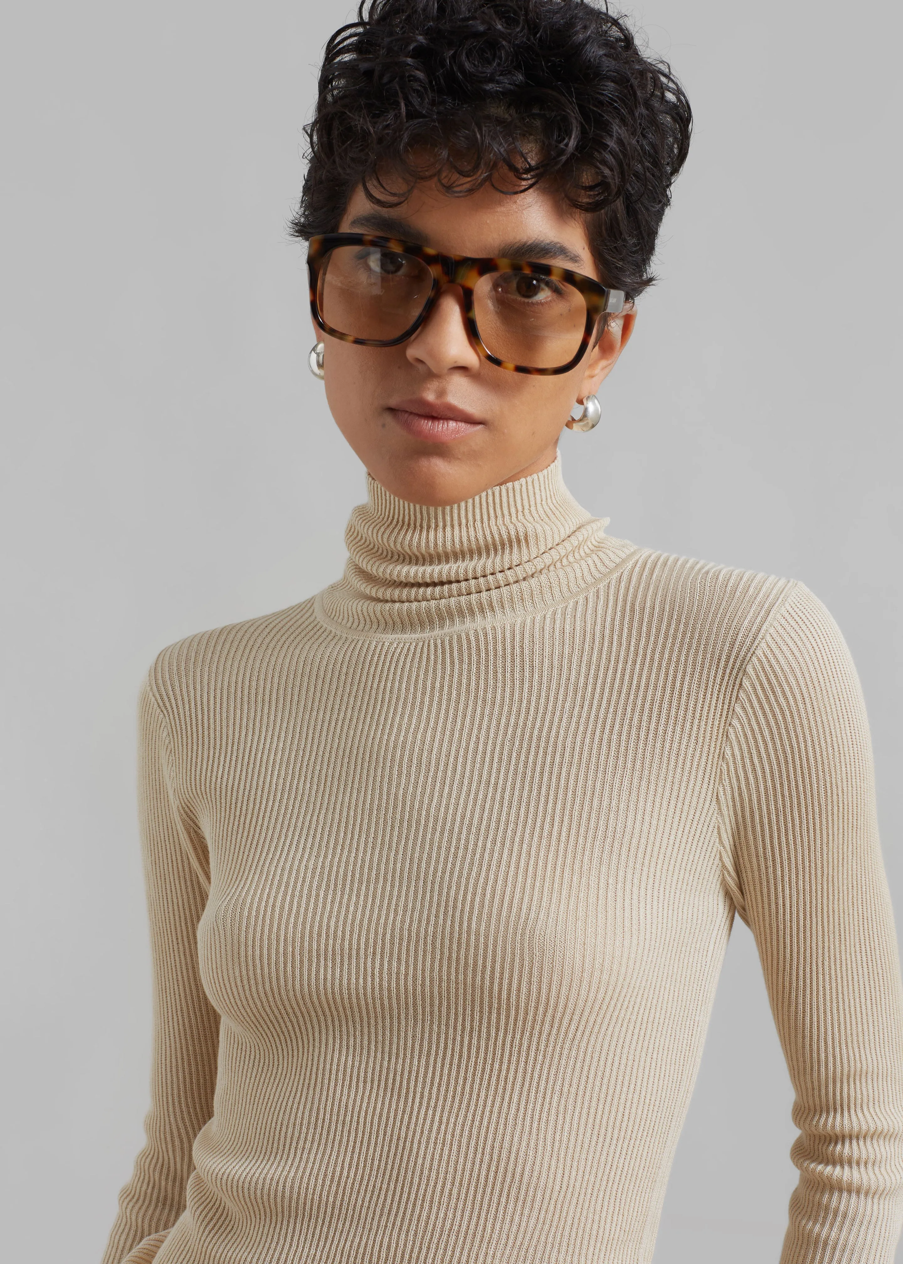 By Malene Birger Ronella Turtleneck - Wood