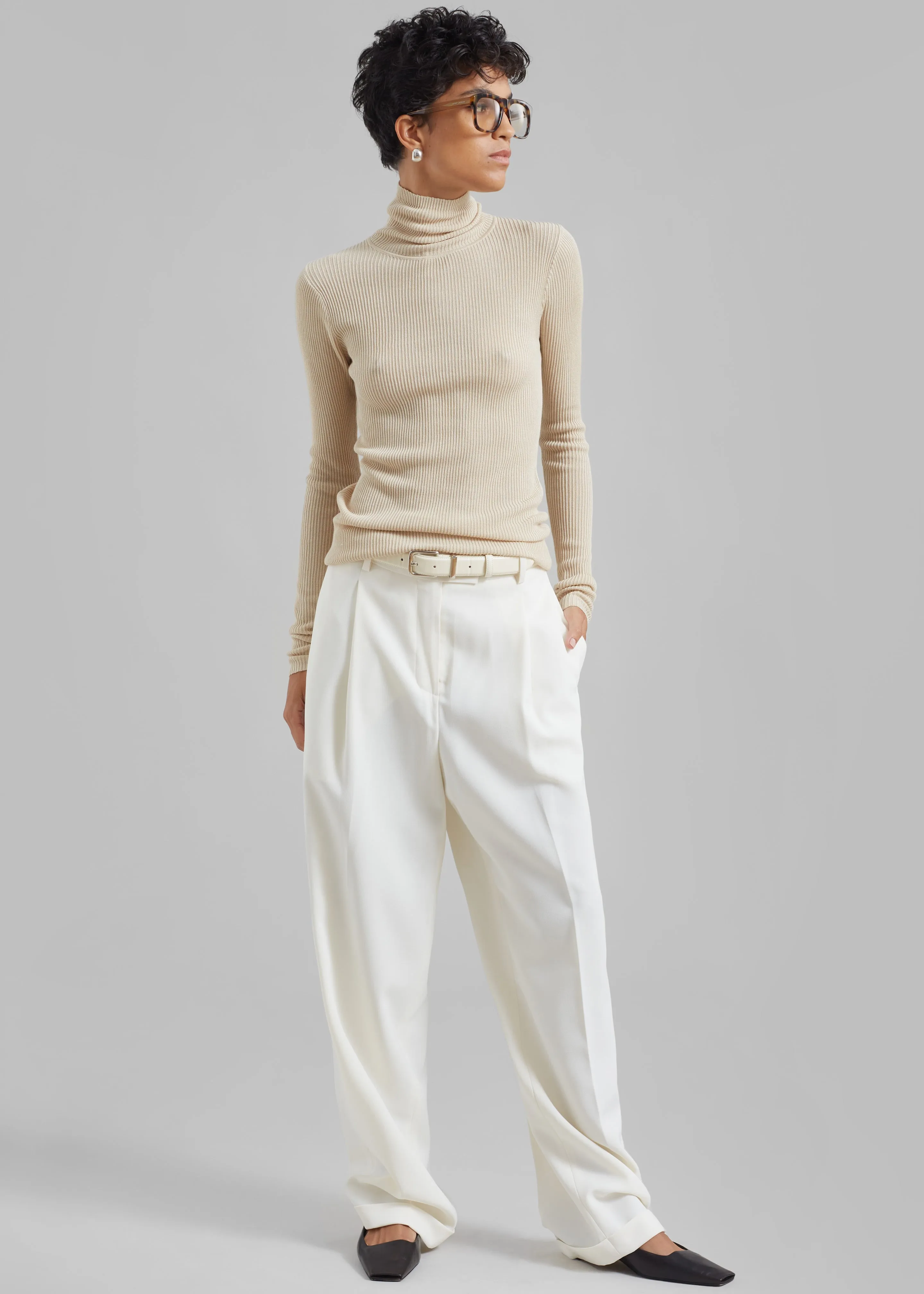 By Malene Birger Ronella Turtleneck - Wood