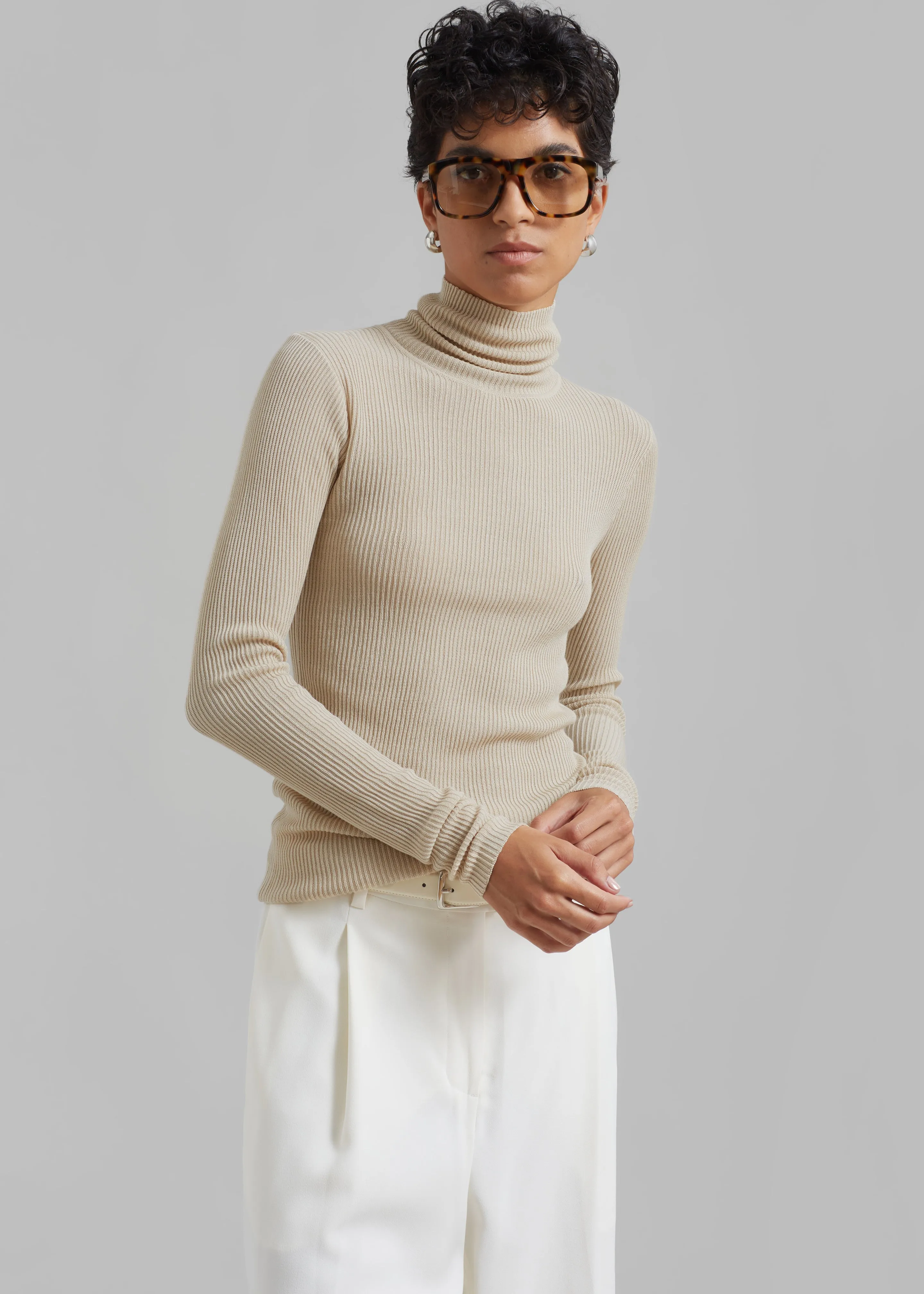 By Malene Birger Ronella Turtleneck - Wood