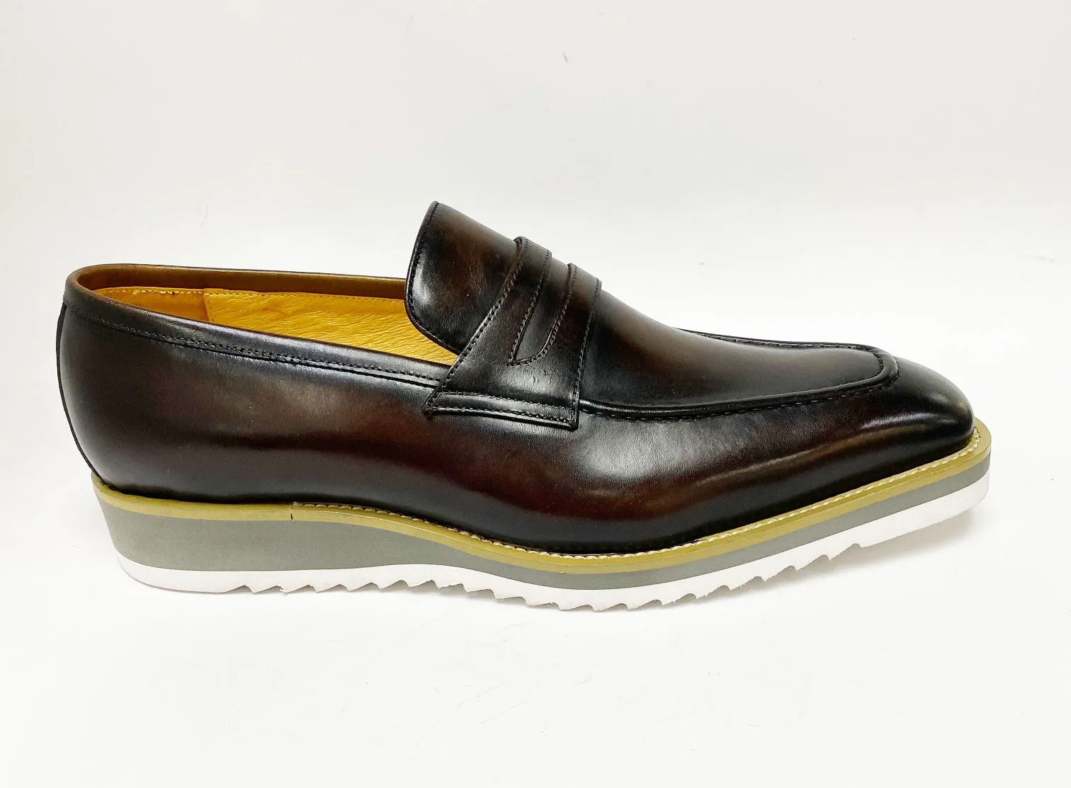 Calfskin Slip-On Penny Loafer Chestnut