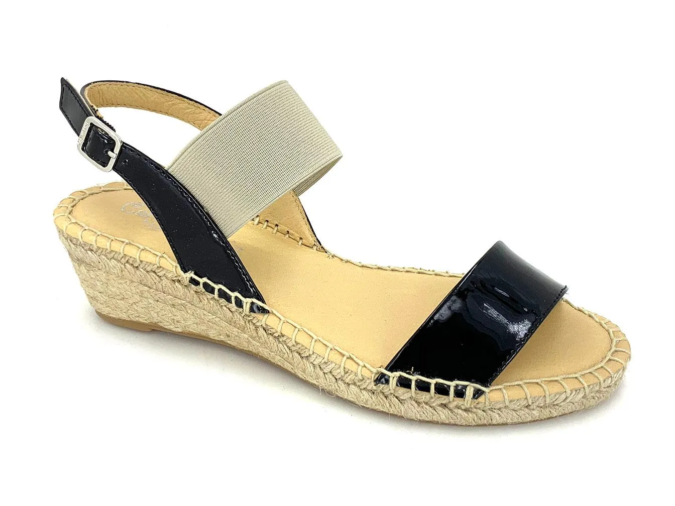 Carmen Saiz 10381 Pam Espadrille Black