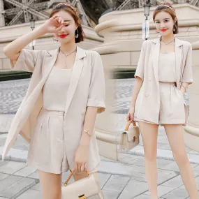 Chiffon Suit Shorts Western Style Professional Suit