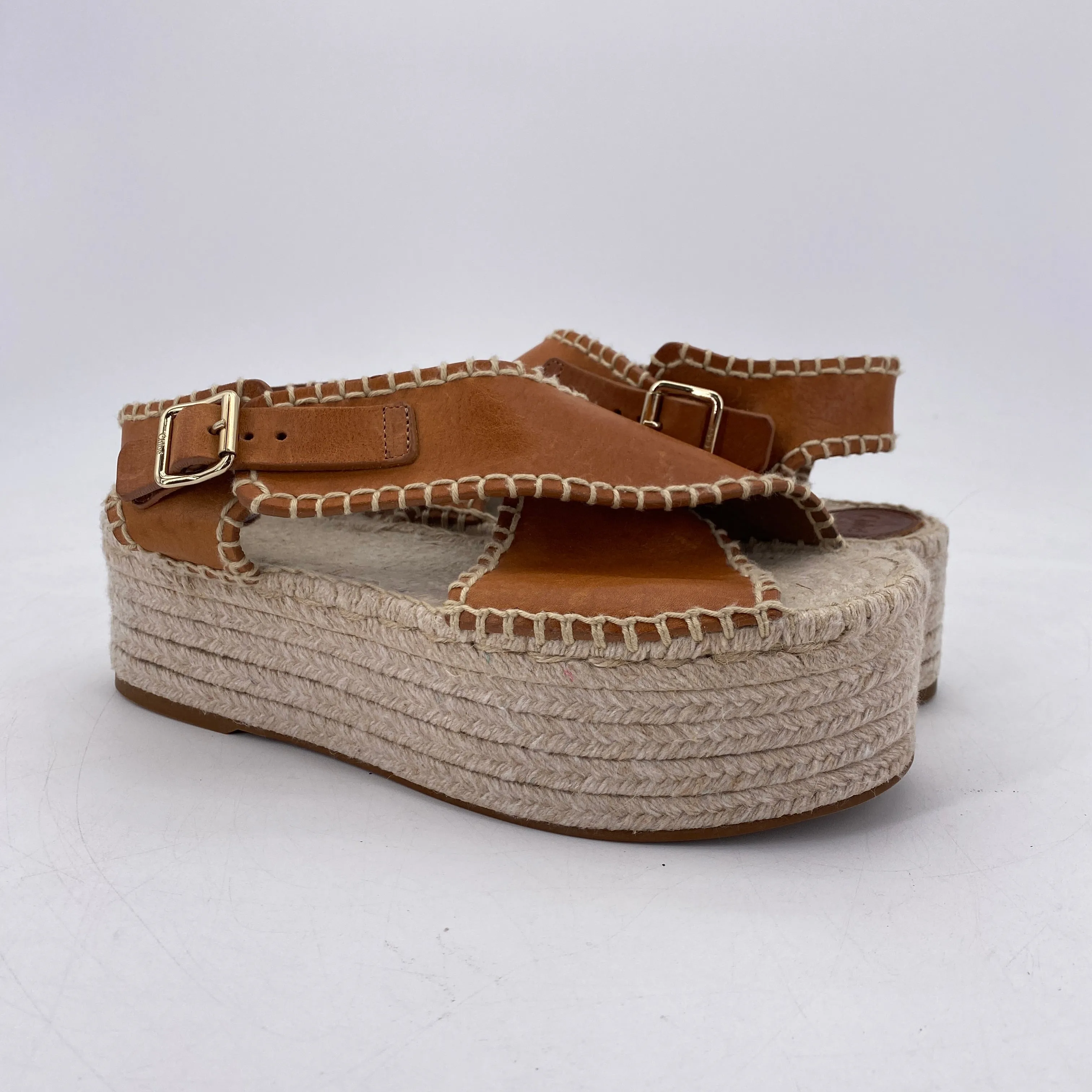 Chloe Sandals Lucinda Espadrille  Used Size 40W