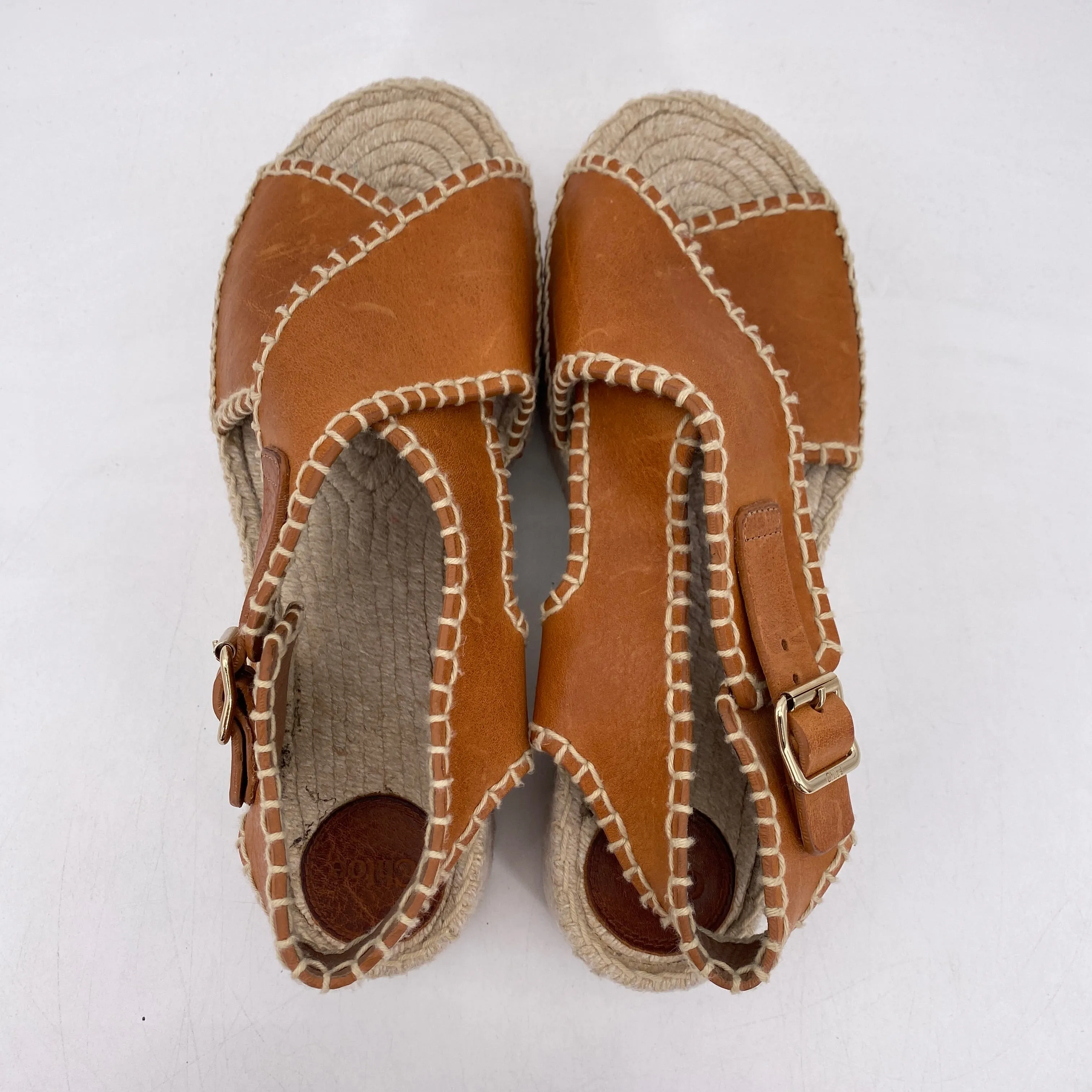 Chloe Sandals Lucinda Espadrille  Used Size 40W