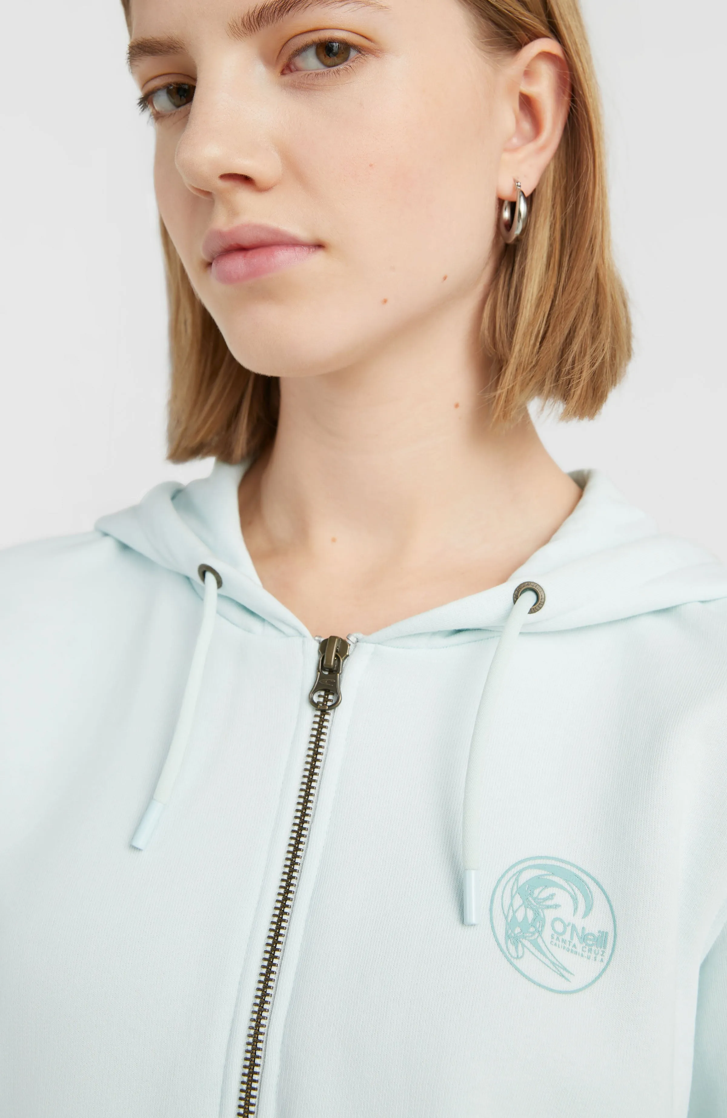 Circle Surfer Hoodie Jacket | Whispering Blue