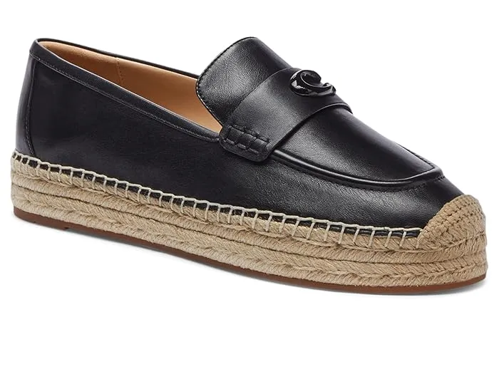 COACH Camilla Leather Espadrille Women's