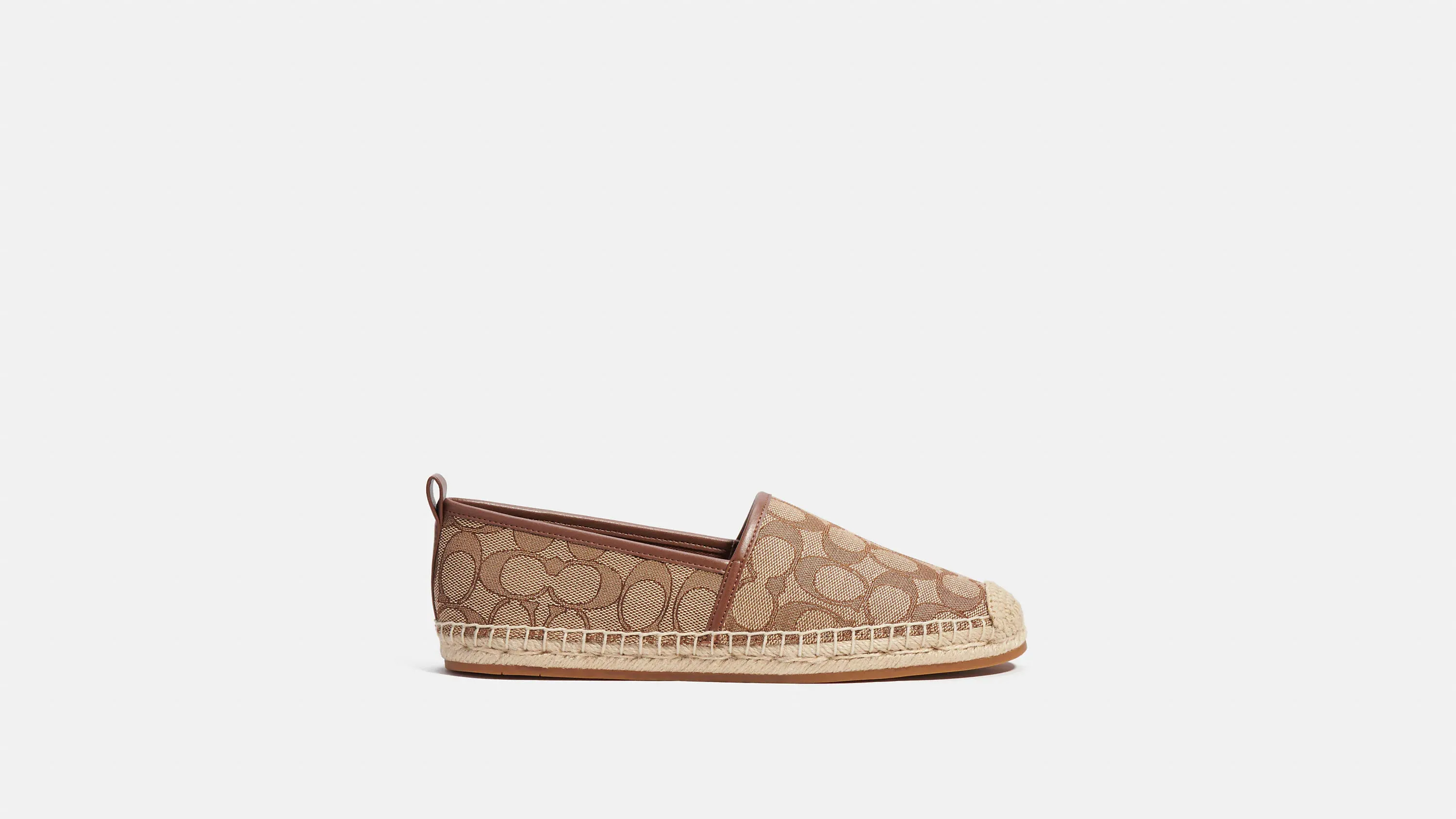 Coach Codi Espadrille In Signature Jacquard