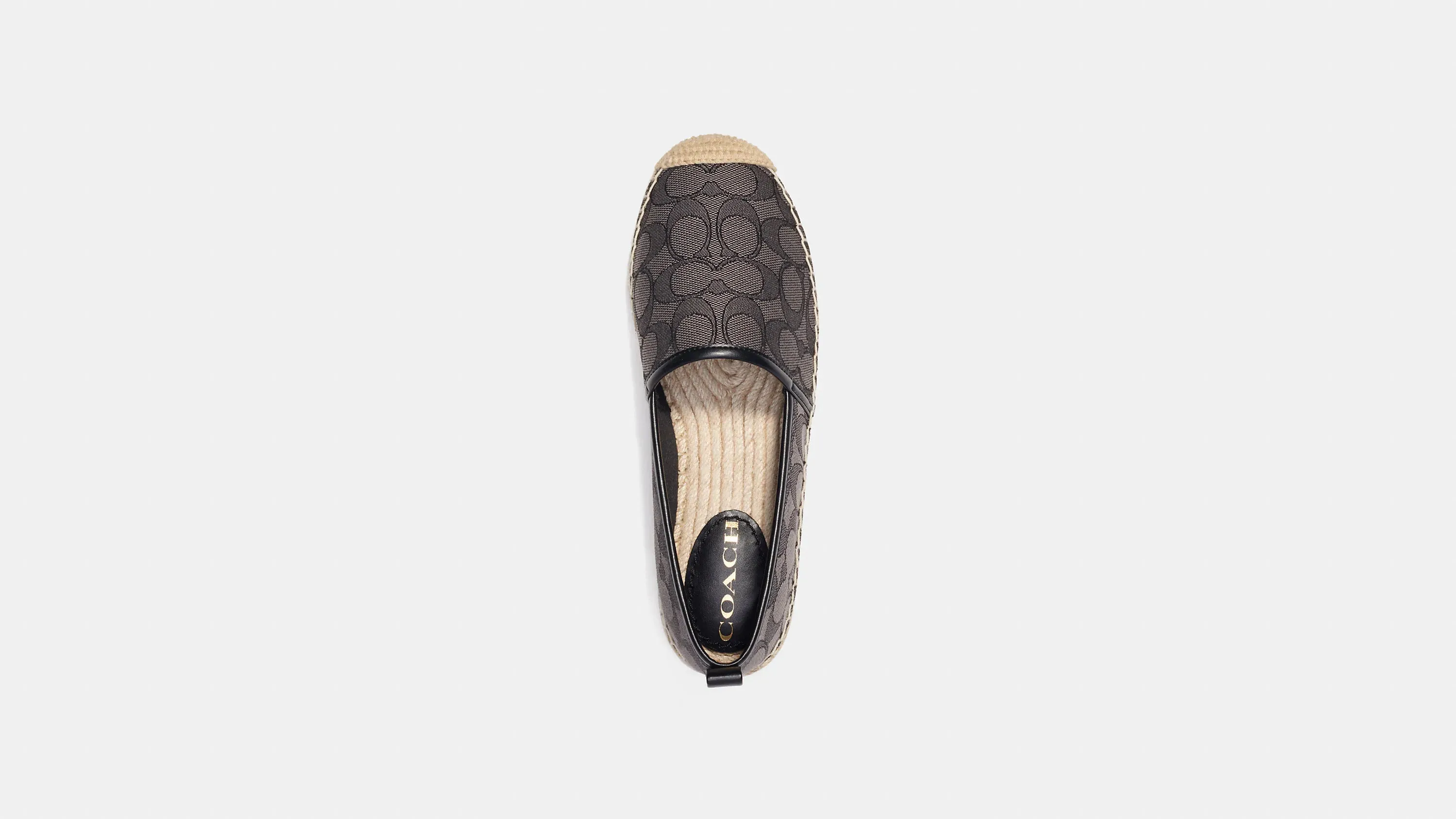 Coach Codi Espadrille In Signature Jacquard