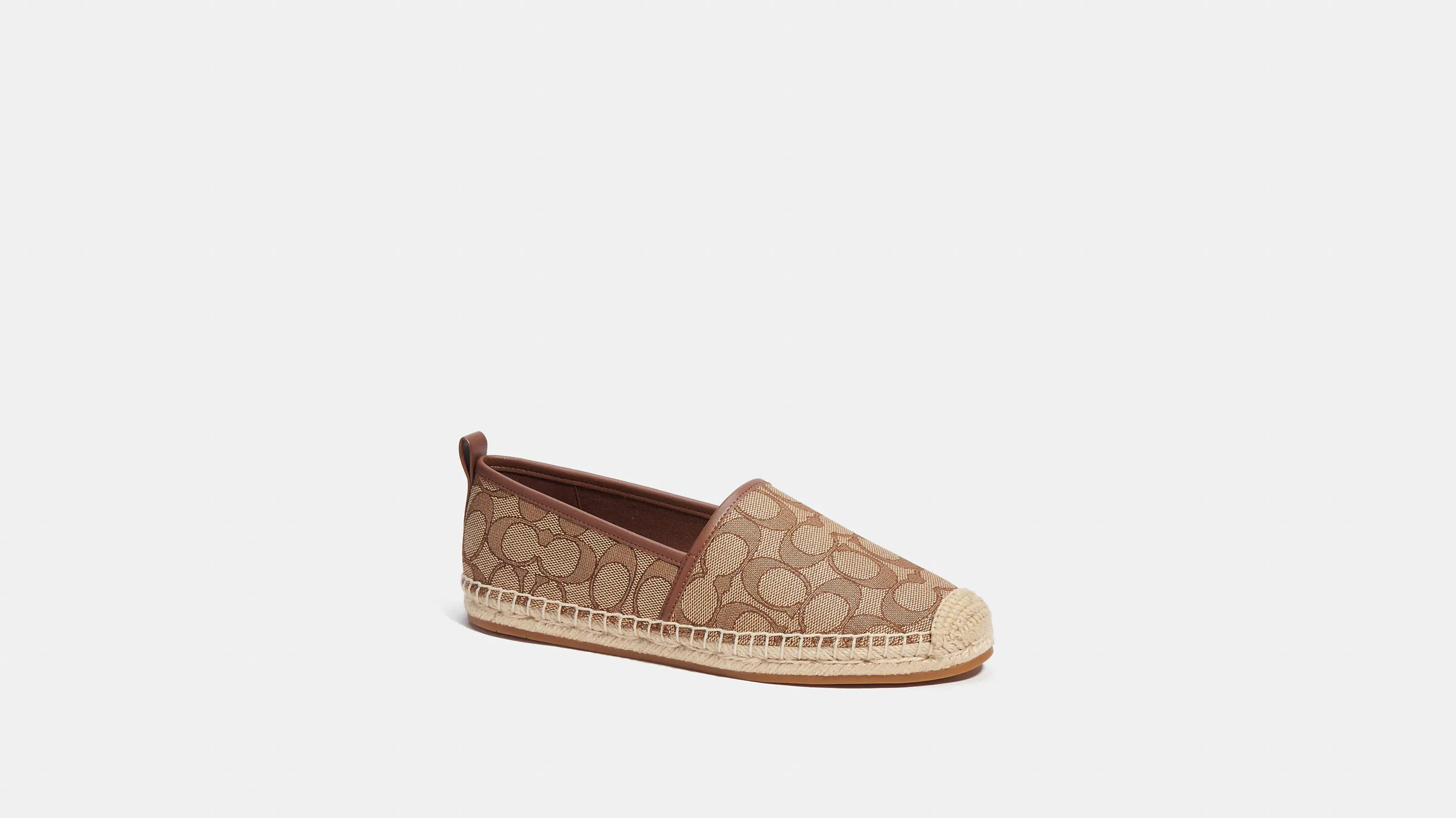 Coach Codi Espadrille In Signature Jacquard